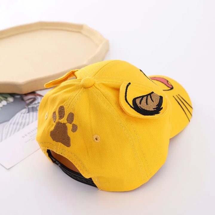 Disney%20Spring%20Autumn%20Baseball%20Caps%20Cartoon%20Lion%20Kids%20Hat%20Kawaii%20Ears%20Boys%20Girls%20Sun%20Visor%20Hat%20Baby%20Fashion%20Outdoor%20Snapback%20Caps%20-%20Image%206