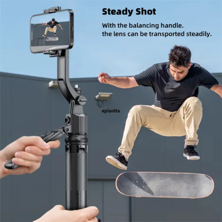 FGCLSY%205%20in%201%20Selfie%20Tripod%20Gimbal%20Stabilizer%20for%20Cell%20Phone%20360%C2%B0Auto-Rotation%20AI%20Tracking%20Quadrapod%20And%20Remote%20Control%20-%20Image%203