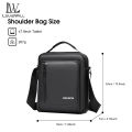 LouisWill Men's Shoulder Bag Cross Body Bag Pouch Bag Casual Men Chest Bag Men Fashion Shoulder Bag Waterproof PU Leather Casual Sport Street Bag for Travel Outdoor. 