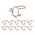 New Reusable Nail Rings Removable Causal Fingertip Nail Rings Gold Color Easy to Use Phalanx Ring Women Girls. 