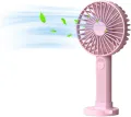 Mini Fan USB Rechargeable Strong Wind With Base & Handheld With Warranty. 