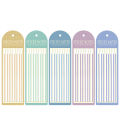 【ZOSR】PINGZ Extremely Thin Index Sticker Macaroon Color Line Post Note Transparent Fluorescent Index Tabs Flags Sticky Note Stationery Reading Aid Highlight Sticker School Office Supplies. 