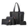 Women Bag Set Top-Handle Big Capacity Female Tassel Handbag Fashion Shoulder Bag Purse Ladies PU Leather Crossbody Bag. 