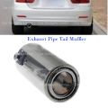 Car Chrome Stainless Steel New Exhaust Pipe Tail Muffler. 