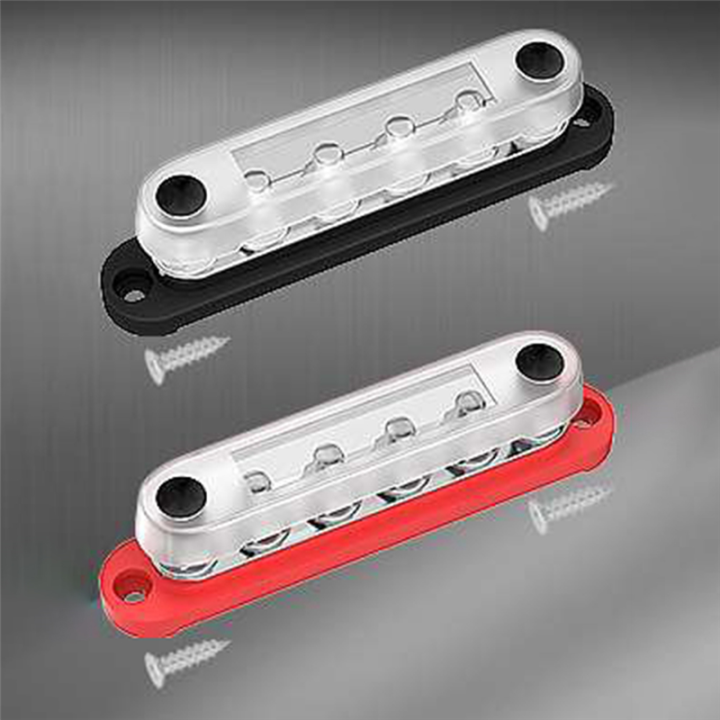 12V%20Bus%20Bar%206x5/16Inch%20(M8)%20Terminal%20Studs%2012%20Volt%20Power%20Distribution%20Block%20Replacement%20Accessories%20with%20Cover%20Battery%20Bus%20Bar%2012V-48V%20for%20Auto%20-%20Image%206