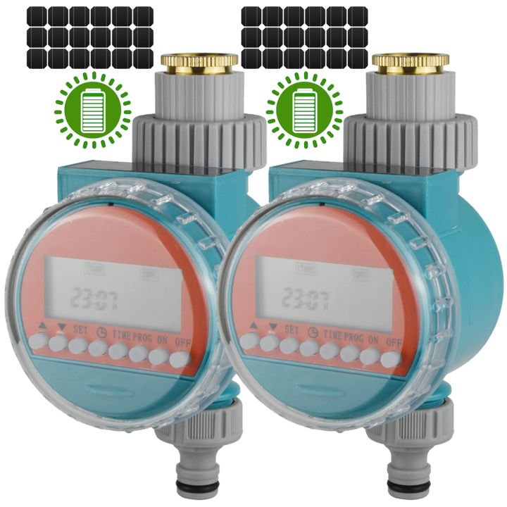 Kesla Irrigation Waterproof Solar Water Timer Lcd Greenhouse Automatic ...