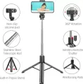 Wireless R1 Bluetooth Selfie Stick Remote Included, Hold up stand Selfie Stick. 