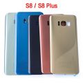 New For Samsung Galaxy S8 G950 G950F Battery Back Cover Rear Door S8 Plus G955 G955F Glass Panel Housing Case Replac. 