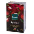Dilmah Lychee Flavoured Ceylon Black Tea - 20 Tea Bags - 1 Box. 