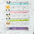 【SkinHorizon】2PCs Kawaii Stationery Panda Cat Cartoon Kids Ruler Schule Cute Desk Accessories School Rule Bear Transparent Ruler School Items. 