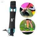 Surfboard Leash Paddle Board Leash Raft Kayak Rope Paddle Board Ankle Strap 8ft Blue. 