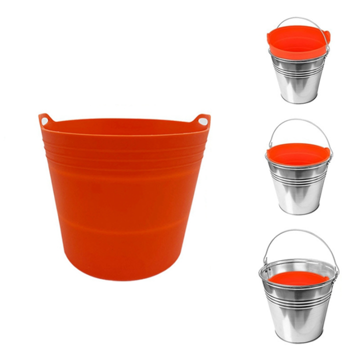 Silicone%20Grease%20Bucket%20Liners%20for%20/%20Pellet%20Smoker%20Grill,%20Reusable%20Grill%20Drip%20Tray%20Bucket%20Liner%20Easy%20Install%20Easy%20to%20Use%20-%20Image%205