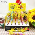 Sutuiying 6pcs Anime Pokemon Pikachu Press Gel Pens For Writing Cute 0.5mm Black Ink Neutral Pen Promotional Gift Office School Supplies. 