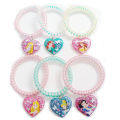 Disney Princess Telephone Line Bracelet Anime Cartoon Princess Cinderella Bell Rapunzel Elastic Spring Bracelet Gift. 