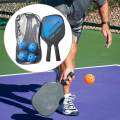 Set Rackets Carry Bag with 4 Balls Lightweight for Indoor. 