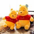 25cm Disney Winnie The Pooh Plush Toys Kawaii Anime Elf Stuffed Doll Cartoon Cute Pooh Bear Plush Doll Birthday Gift for Girls. 