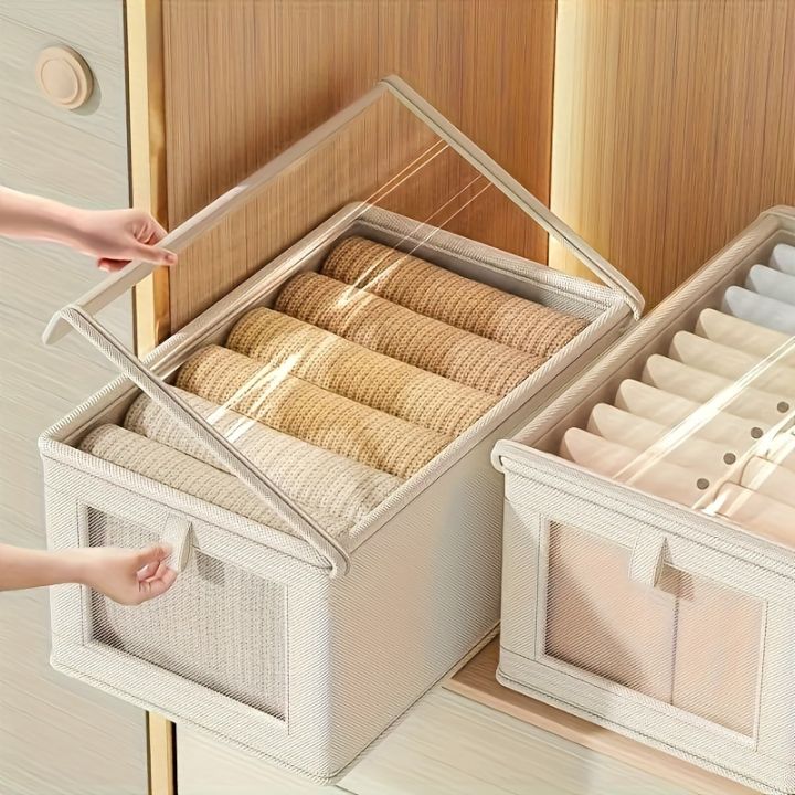 1PC Clothing Organizer Large Capacity Collapsible Organizer Clothes Storage Boxes Clothes Storage Box Toy Storage Boxes
