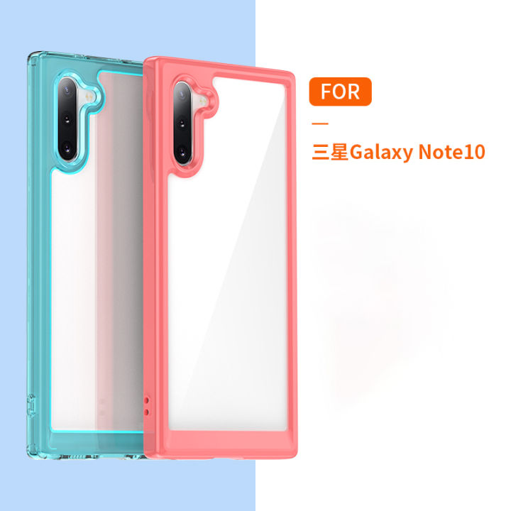 Lenuo%20Cover%20For%20Samsung%20Galaxy%20Note10%20Case%20Coque%20Fundas%20Hard%20Translucent%20Clear%20Case%20-%20Image%203