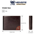 MENSPE RFID Block Short Wallet Coin Bag Zipper Clutch Wallets Solid Color Retro Short Wallet Soft PU Wallet Multi-Card Position ID Credit Cards Holders Coin Bag Business Wallets. 