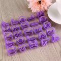 40 Pieces Letters Cake Cutters, Alphabet Cake Cutters Plastic Fondant Letter Cutters Biscuit Cutter Numbers Cake Decorating Letter Cutters for Baking Cake Decorating Alphabet And Numbers Cutter 40 Pcs - Multi. 