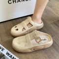 Internet Hot Slippers Summer Slippers New All-Matching ins Women's Casual Outdoor Wear 2024 Women's Bag Looks Good. 