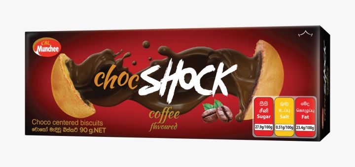 Munchee Choc Shock Coffee 90g