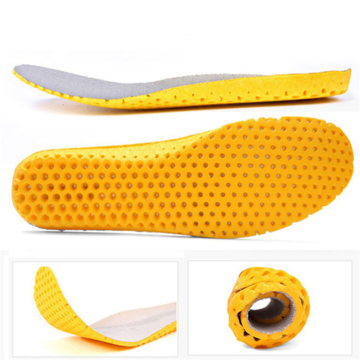 2PCS Insoles Orthopedic Memory Foam Sport Support Insert Woman Men Shoes Feet