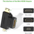 Micro Mini Hdmi Male To Hdmi Female Adapter Hdmi Female To Mini Micro Hdmi Male Converter Spriter  Cp4029  L. 