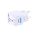 Multifunction Universal AU UK US To EU Electrical Socket Type E/F France Spain Plug Travel Adapter AC Outlet KR Plug Adapter YUYIN. 