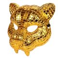 Halloween Costume Zoo Animal Masks Golden Leopard Face Mask Party Masquerade Half Face Mask. 