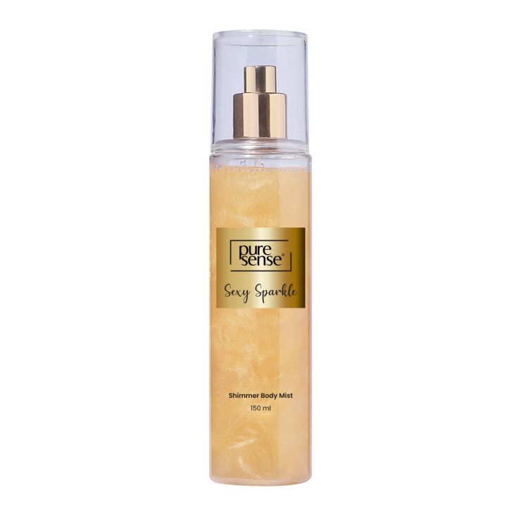 Pure Sense Gold PureSense Sparkle Gold Shimmer Body Mist Spray for Women | Long Lasting ...