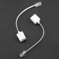 2 socket 8P4C / RJ45 male RJ11 6P4C to female M / F Adapter telephone Ethernet. 