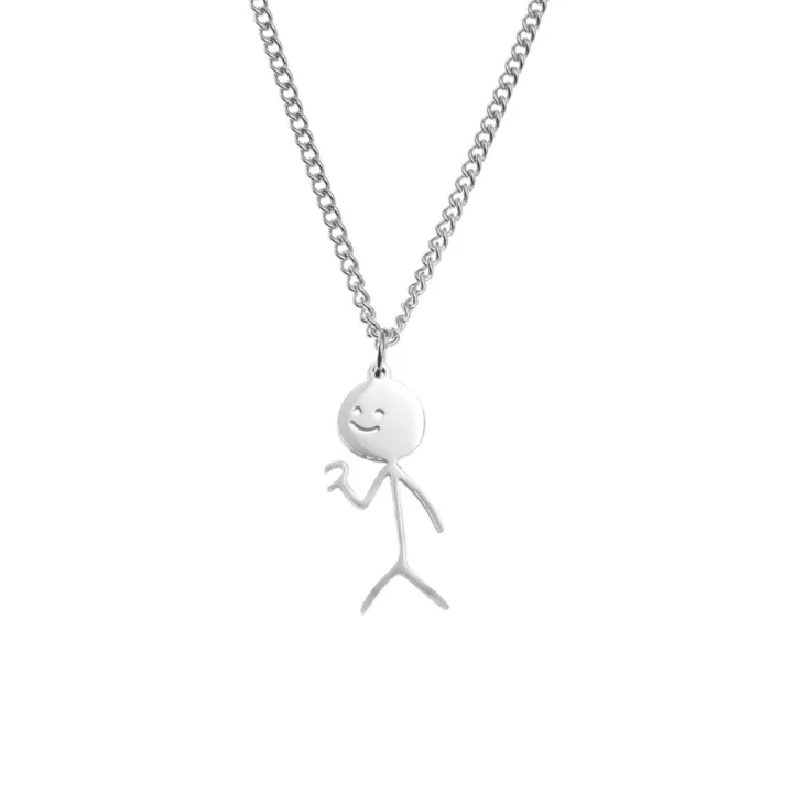 Couple%20Necklaces%202%20Pcs%20Couple%20Matching%20Necklaces%20Love%20Heart%20Gesture%20Best%20Friends%20Gift%20Unisex%20Pendant%20Necklace%20Alloy%20Necklace%20-%20Image%204