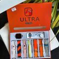 (With 7 Strap ) S100 Ultra 2 New Smart Watch 49 mm Full Touch Screen. 