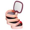 Rotating Jewelry Storage Box / Rotating Jewellery Organizer / 4-Layer Rotating Jewelry Box With Mirror. 