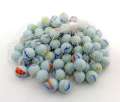 100Pcs Milk Glass Marbles. 