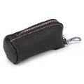 2024 Genuine Leather Keychain Men Women Key Holder Organizer Pouch Housekeeper Key Case wallet Pure Cow Split Car Long Key Bag. 