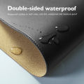 MIIIW Deskmat Mouse Pad Large Laptop Keyboard Pad Mat Leather Mousepad Anti Slip Desk Table Pad Mat 900 X 400mm Double-sided Waterproof. 