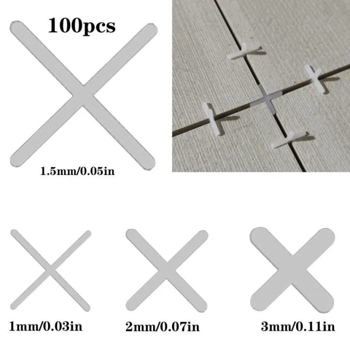 %E3%80%90Miga%20Plaza%E3%80%91100pcs%20Tile%20Spacer%20Cross%20Plastic%20Tiling%20Ceramic%20Tilers%20Plumbers%20Reuseable%20Cross%20Clips%20Tile%20Leveling%20System%20Tile%20Locator%20Gap%20Tool%20-%20Image%209