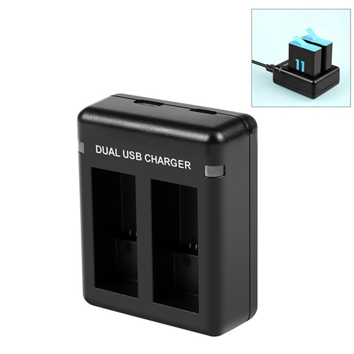 For%20GoPro%20Hero11%20Black%20/%20HERO9%20Black%20/%20HERO10%20USB%20Dual%20Port%20Slot%20Double%20Battery%20Charger%20Black%20Action%20Camera%20Parts%20Accessories%20-%20Image%202