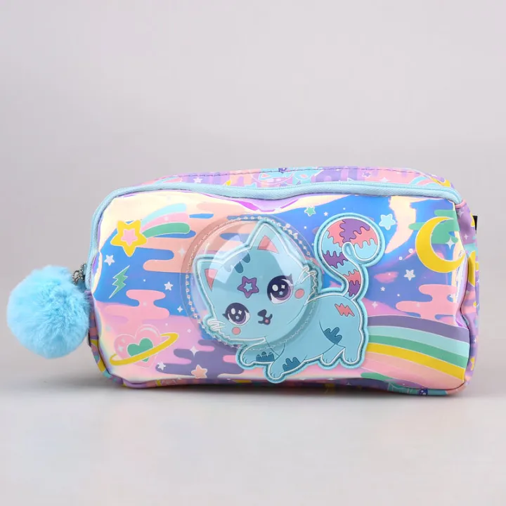 Australia%20Stationery%20Smiggle%20Blue%20Space%20Cat%20Students%20Burden%20Relieving%20Backpack%20Girl%20Travel%20Bag%20Meal%20Bag%20Wallet%20-%20Image%206