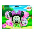5 Pcs Minnie Mouse Foil Balloon Pack - Themed Birthday Party Balloons for Kids - Party Decorations Minnie Mouse Design. 