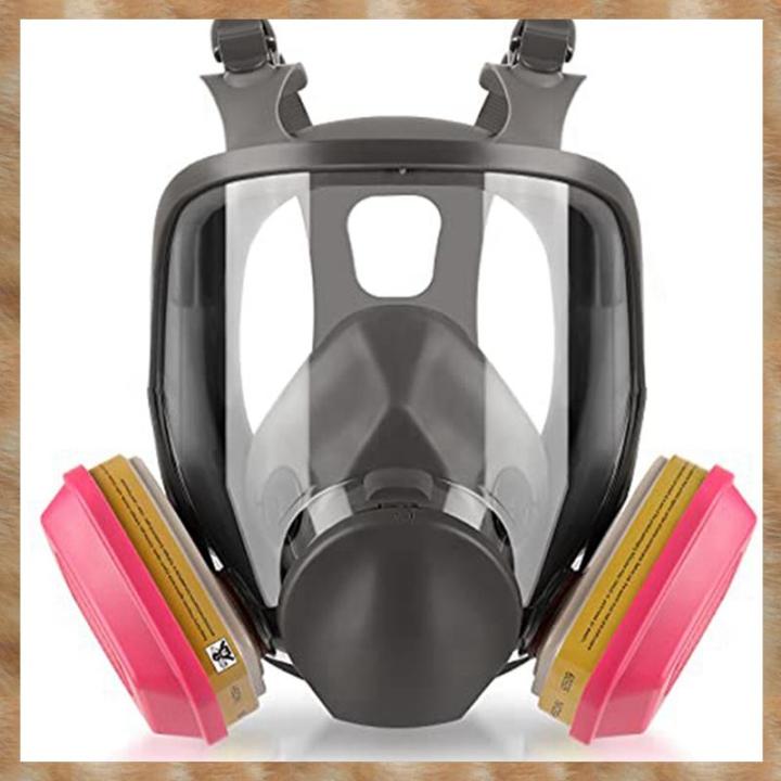6800 Reusable Respirator Mask Gas Mask -with 60926 Air Filter for Organic Vapor, Dust, Paint, Formaldehyde