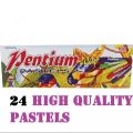 Pentium Pastel 24 Colours Box For School/Preschool kids - 02 Boxes. 