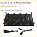 5v 3 Pin Argb Fan 4-Pin Argb 4-Pin Pwm 10 Hub Splitter Sata Power Extension Cable Adapter Control Hub Pc Rgb Fan Cooler. 