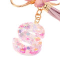 A-Z Dreamy Sequin Letters Keychain For Women Tassel Butterfly Pendant Initial Keyring Purse Suspension Bags Charms Car Key Chain Cherry Super Store. 