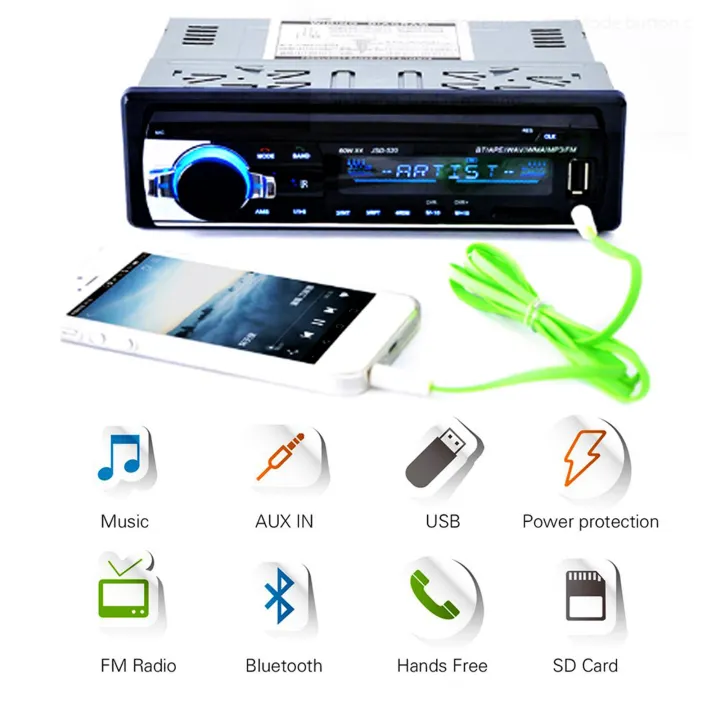 12V%20Car%20Bluetooth%20Car%20FM%20Radio%20Setup%20MP3%20USB%20Audio%20Player%20Full%20Set%20With%20Remote%20-%20Image%203