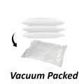 White Vacuum Pillow, Size/Dimension: 20X30  Large, For Bedding  Easy To Pack  | Nisaco Mall. 