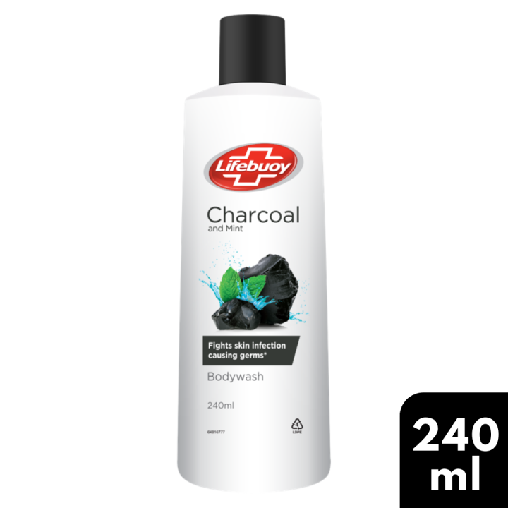 Lifebuoy Charcoal Body Wash, 240ml