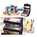 Multifunction Travel Use Storage Bag Roll N Go Cosmetic Bag Make Bag Easy Roll Up Good Use for Makeup Cosmetics Organizer. 